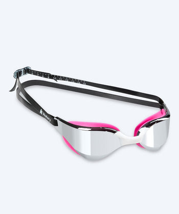 Watery Schwimmbrille - Instinct Mirror - Pink/silber