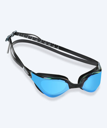 Watery Schwimmbrille - Instinct Mirror - Schwarz/Blau