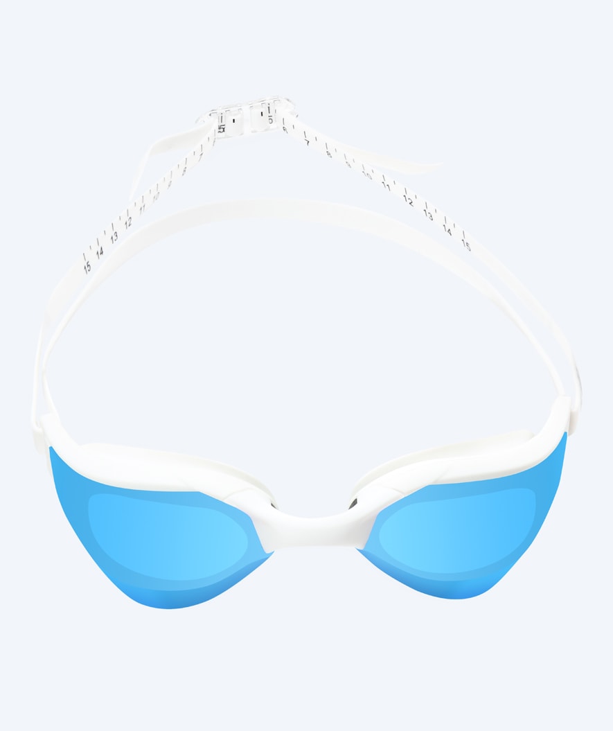 Watery Schwimmbrille - Instinct Ultra Mirror - Weiß/blau