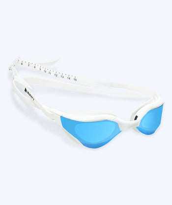Watery Schwimmbrille - Instinct Ultra Mirror - Weiss/Blau