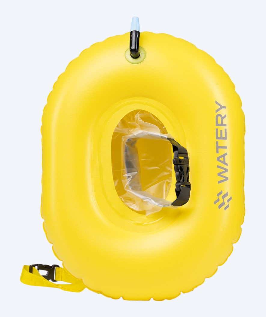 Watery Schwimmboje zum Schwimmen - Donut - Gelb