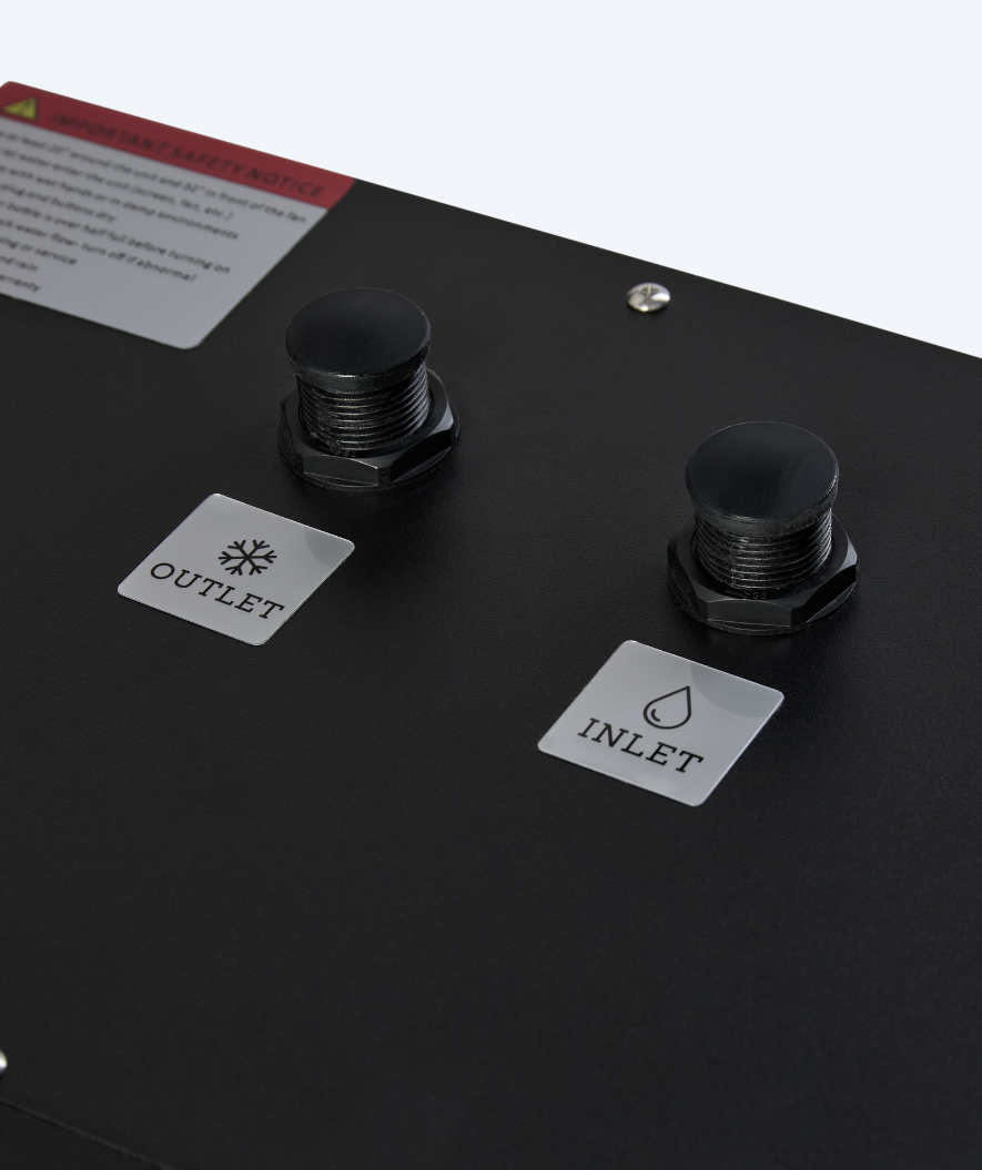 Watery Kühlsystem für Eiswannen & Eistonnen - Dense Cooler - Schwarz