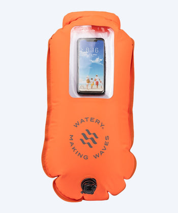 Watery Schwimmsack - mit Handyhülle 28L - Orange
