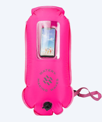 Watery Schwimmboje - mit Handyhülle 28L - Pink