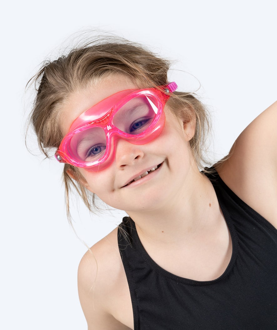 Watery Schwimmbrille für Kinder - Mantis 2.0 - Atlantic Rosa/klar
