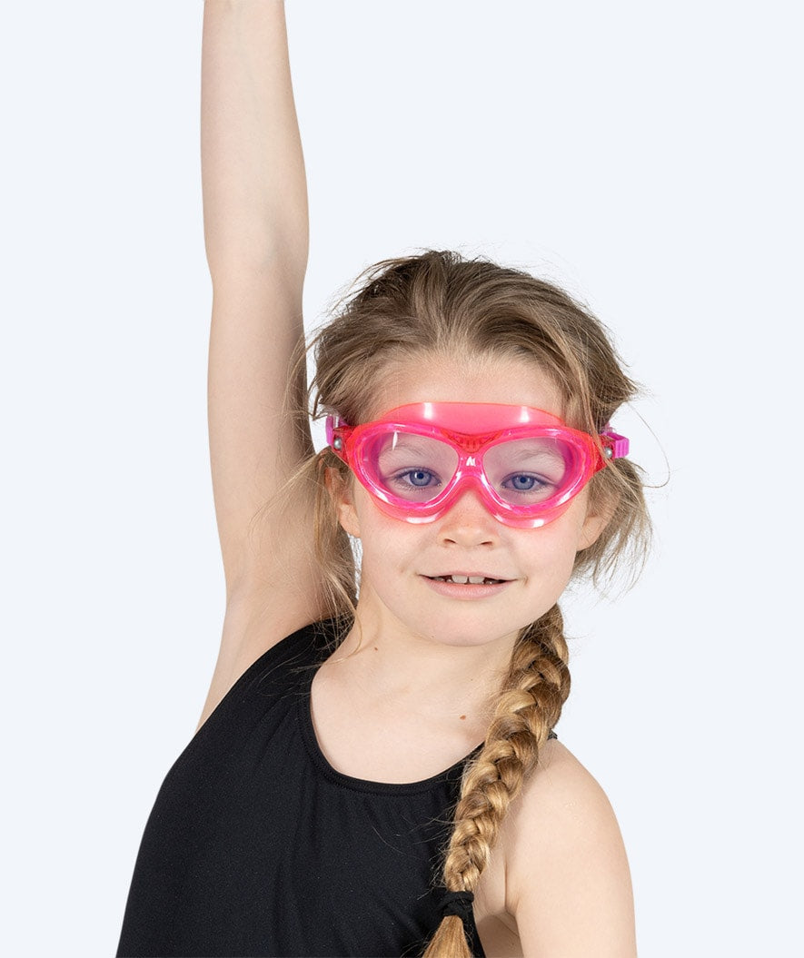 Watery Schwimmbrille für Kinder - Mantis 2.0 - Atlantic Rosa/klar