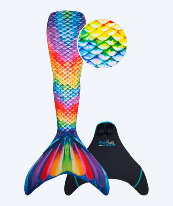 Fin Fun Meerjungfrauenschwanz für Erwachsene - Set - Rainbow Reef
