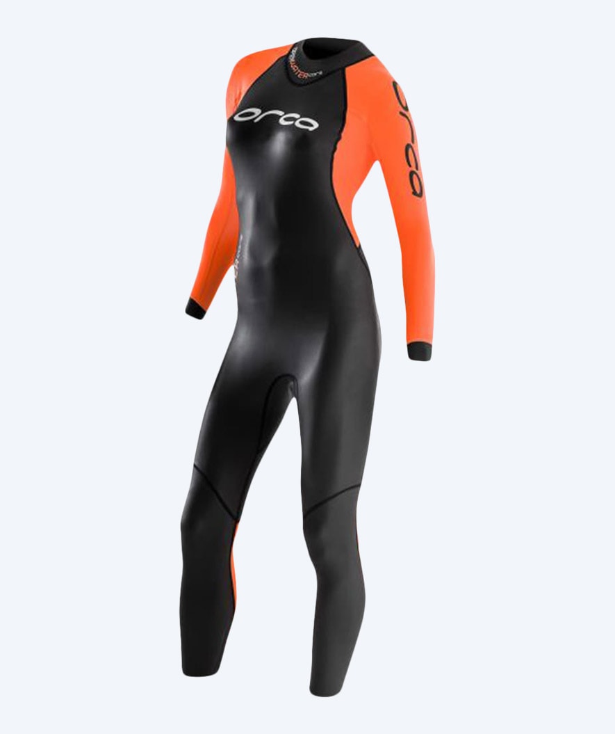 Orca Neoprenanzug für Damen - Open Water Core - Schwarz/Orange