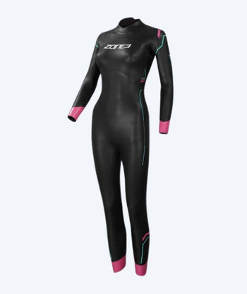 ZONE3 Neoprenanzug für Damen - Agile - Schwarz/Hellrosa