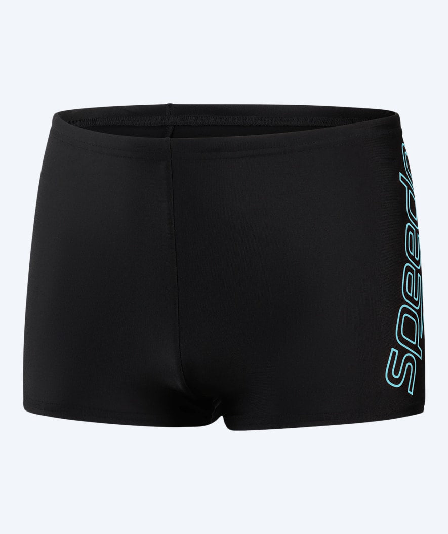 Speedo Aqua Shorts für Jungen - Bloomster Placement - Schwarz/Blau
