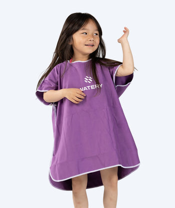 Watery Badeponcho für Kinder - Mikrofaser - Lila